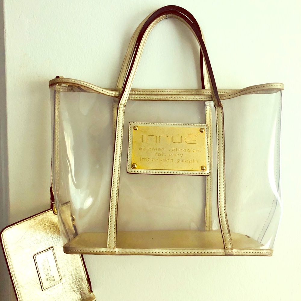 INNUĒ Tote Bag and Wallet, Leather, Italy